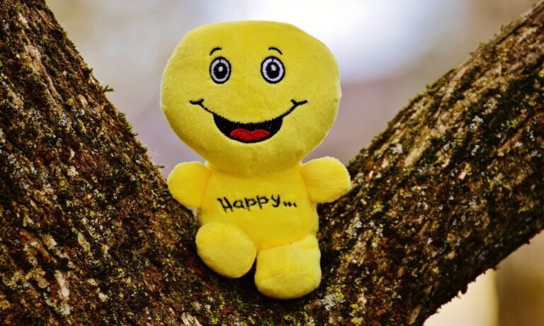 Happy Toy In Tree