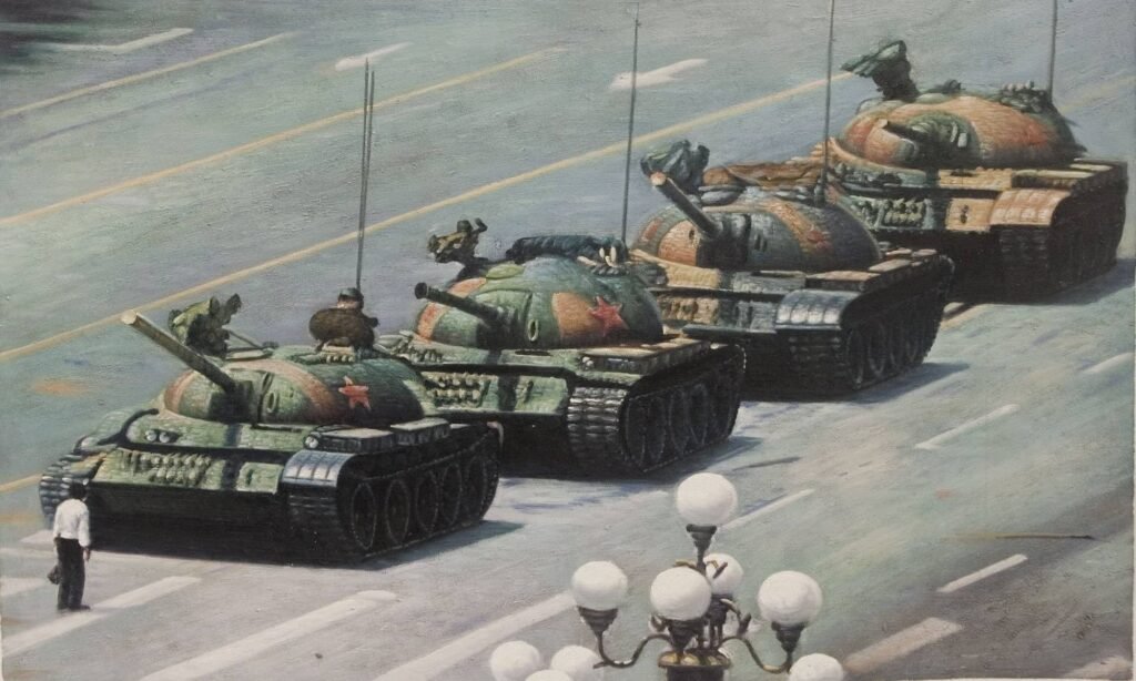 The Tank Man Tiananmen