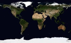 World Map NASA