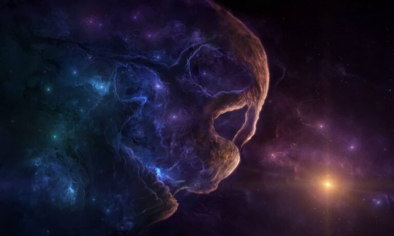 A Skull in Space