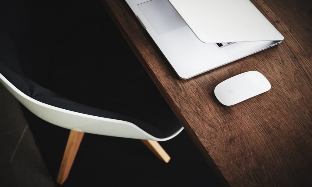 Chair Desk Laptop