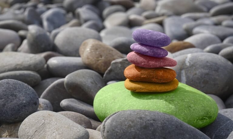 Colored Stones Piled Up