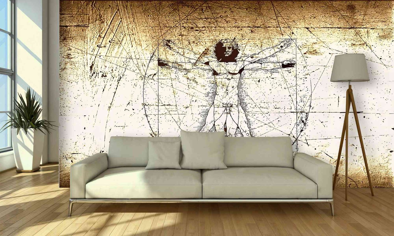 Vitruvian Man & Sofa